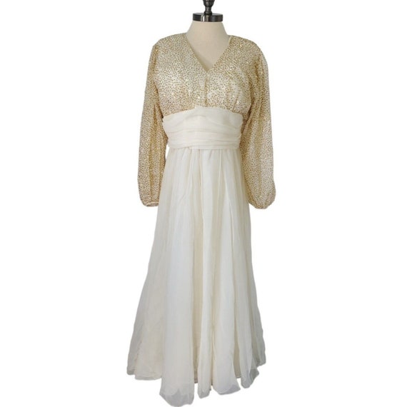 Size 18 Martinique Fashion Vintage 70s 80s Ivory … - image 1