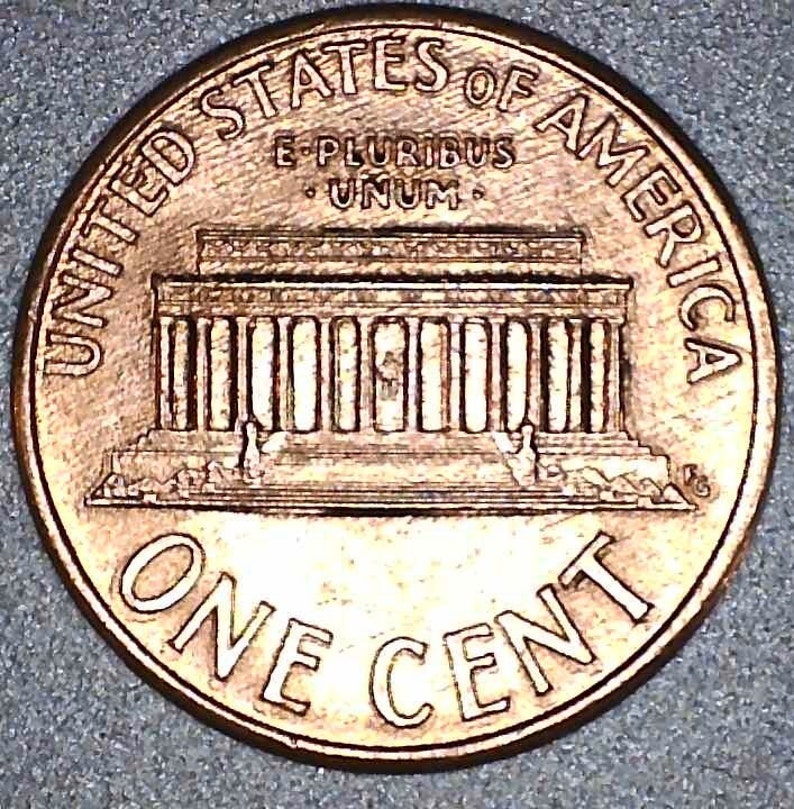 1993 D Lincoln Memorial Penny Multidoubling Obverse & Reverse. Doubling ...
