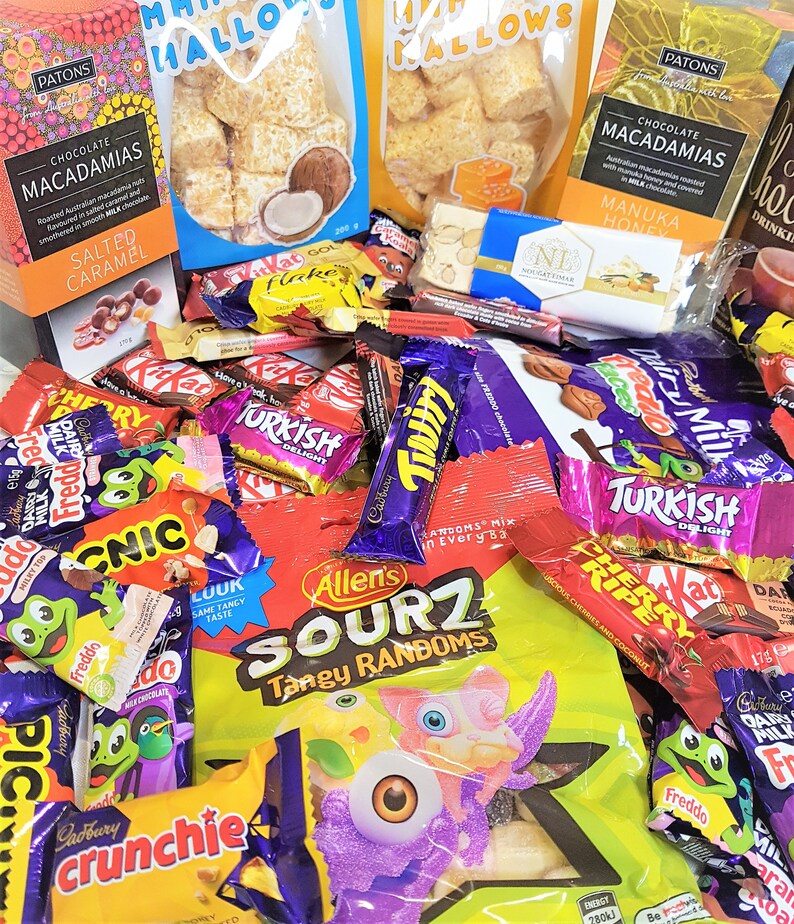 MYSTERY BOX AUSTRALIAN Lollies Sweet Treats & Candy Hamper Etsy Australia