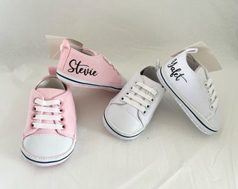 Personalised Baby Canvas Shoes