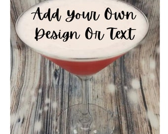 Your Own Design Edible Drink Cocktail Toppers Any Character Theme Photo Edible Image Beverage Float Baby Showers Weddings Birthdays Partys
