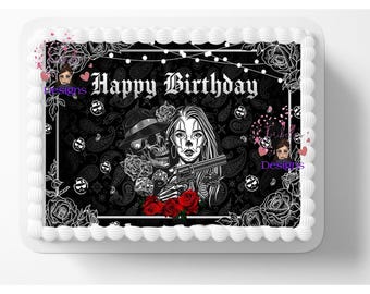 Personalized Homeboy / Homegirl Homie Chicano Low Rider Themed Birthday Party Cake Topper Frosting Sheet Icing Frosting Edible Sticker Decal