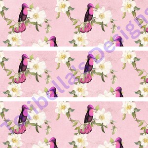 Hummingbird Themed Edible Cake Border Decorations 3 Strip Set Birthday Party Cake Topper Frosting Sheet Icing Frosting Edible Sticker Decal