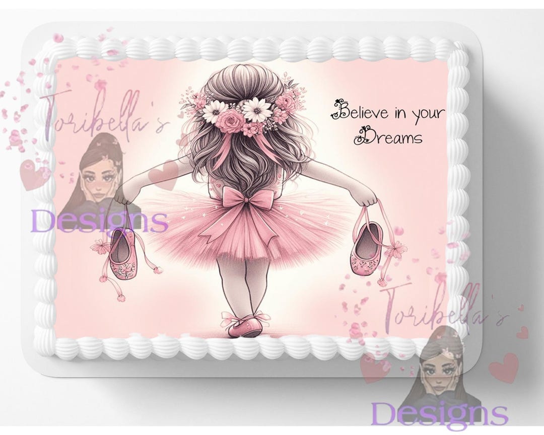 Figurines Ballerine Pour Gâteau - Lot De 6 - Décoration Anniversaire, Cupcakes, Pâtisserie