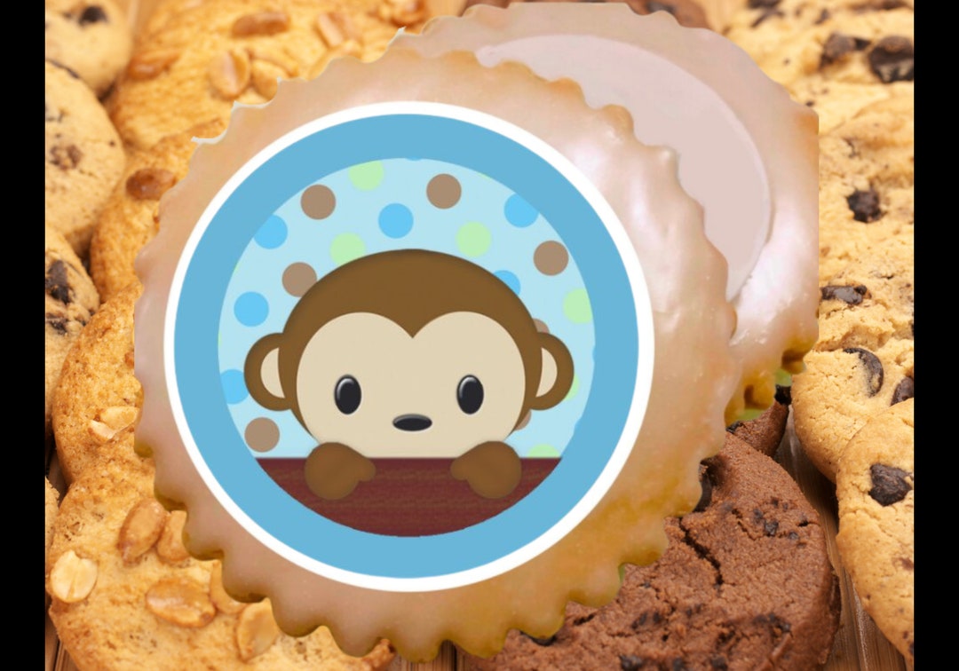 Baby Shower Edible Cookie Toppers Photo Edible Image Etsy