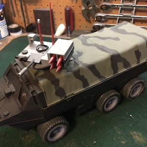 APC Bushmaster turret upgrade Night Force paint scheme