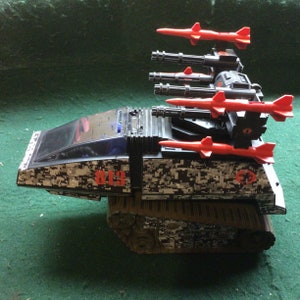 Gi Joe Cobra Hiss Tank Anti Air Turret upgrade