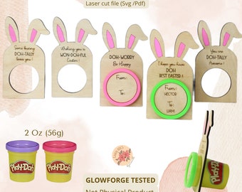 Easter Play-Doh 2oz Container SVG Laser Cut File (Digital File)