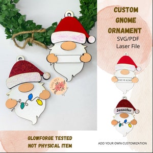 DIGITALE DATEI, Laser-Datei, Weihnachten Laser Cut, Benutzerdefinierte Weihnachtsverzierung, Weihnachten 2024 SVG, Weihnachten Laser-Dateien, Weihnachten Laser-Dateien