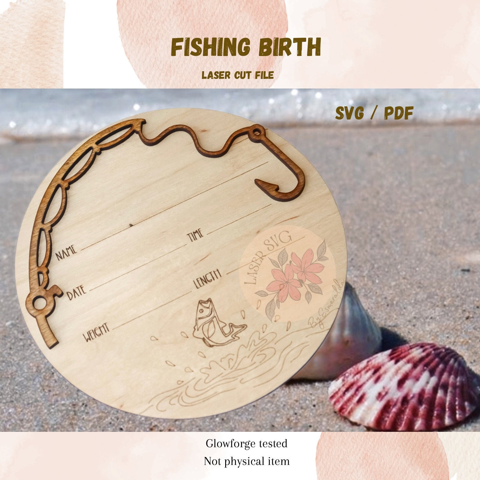 Fishing Pack, Bobber, Fish, Fishing pole, Tackle box, birthday, layered  tackle box and bobber, SVG, PNG, Studio3 files, instant download