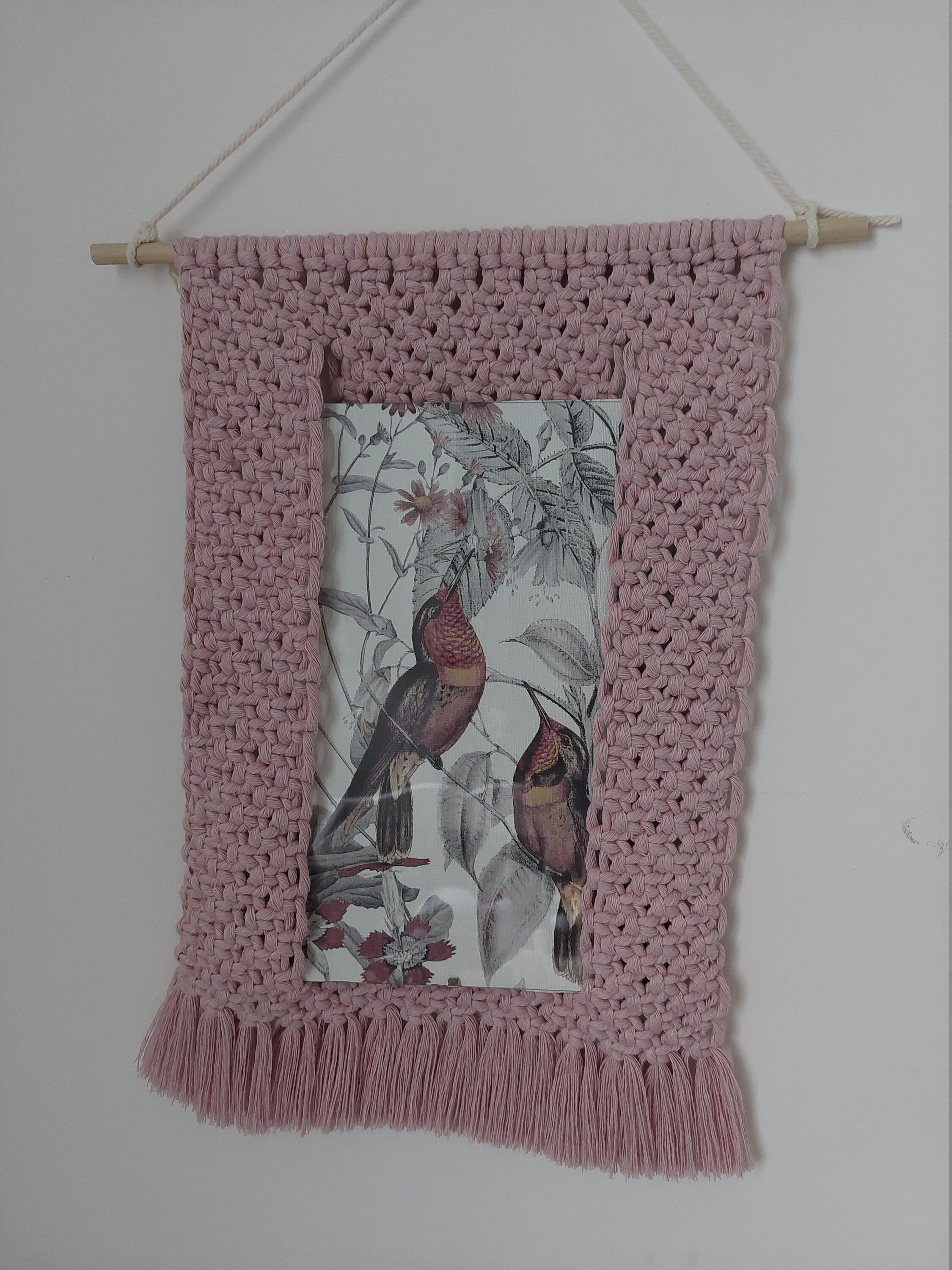 Cadre Photo Macramé