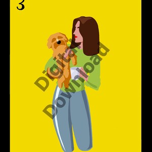 Shih Tzu Mom Digital Download, Pomeranian Dog Art, Dog Digital Download, Dog Mom Art. Cadeau de maman de chien, bébé de fourrure, chien PNG