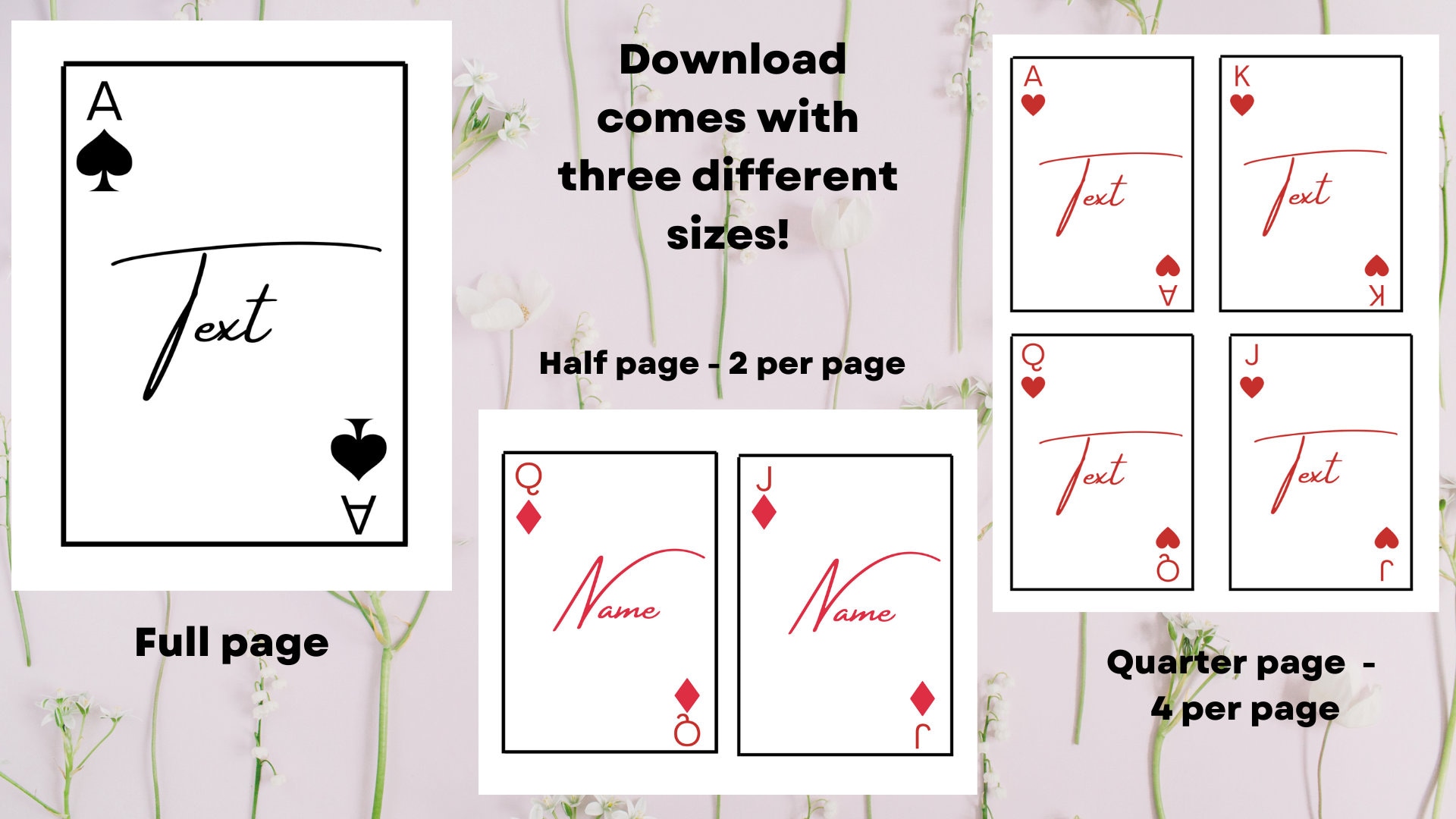 Printable Deck Of Cards Template - Il Fullxfull.4176943899 Rwp2 
