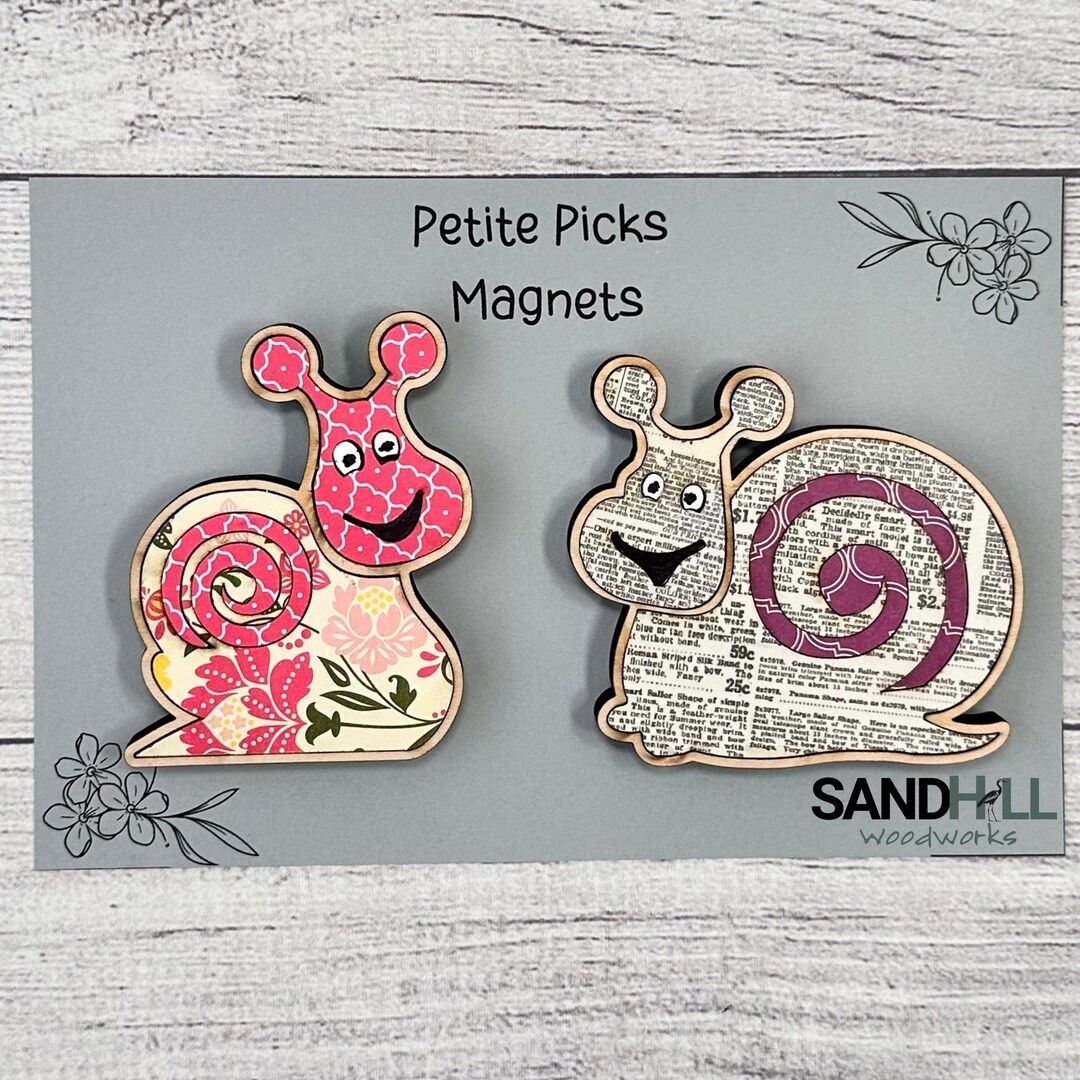 Snail Magnets Whimsical Snail Magnets SVG Friends Digital Download - Etsy