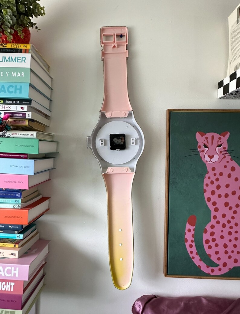 Giant Rhinestone Wristwatch Wall Clock Decor Etsy
