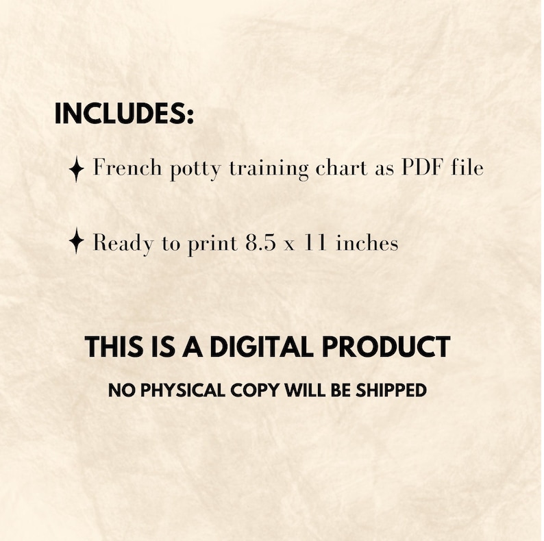 French Potty Training Chart: Je Deviens Propre! (digital Download) - Etsy