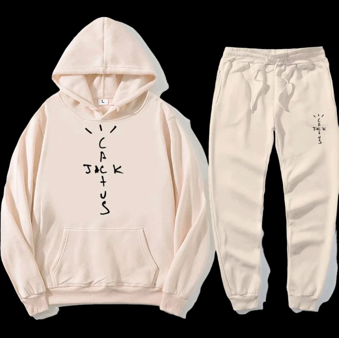 Cactus Jack Hoodie and Jogger Set - Etsy