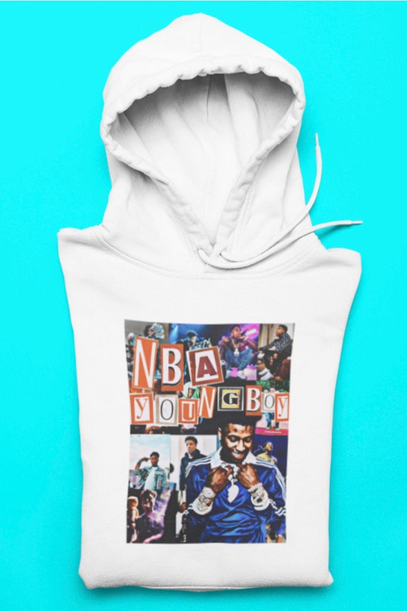 Nba youngboy hoodie white sales
