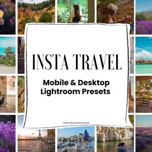20 Mobile & Desktop Lightroom Presets - Travel Presets, Instagram Presets, Blogger Presets, Lifestyle Influencer Preset - DNG XMP Presets