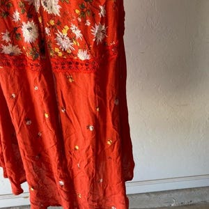 Free People spaghetti strap floral maxi dress image 8