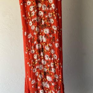 Free People spaghetti strap floral maxi dress image 5