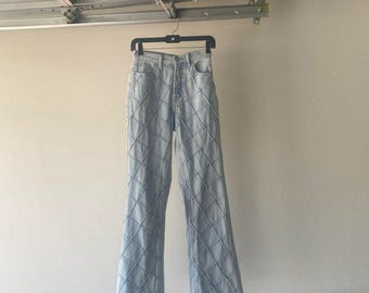 PacSun lightwash high waisted flare bell bottom jeans