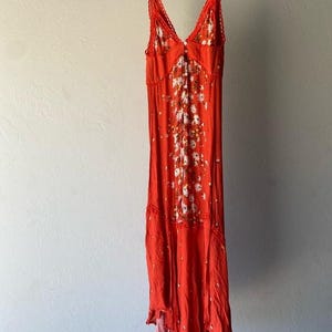 Free People spaghetti strap floral maxi dress image 6