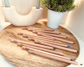 Personalized colored pencils set of 12