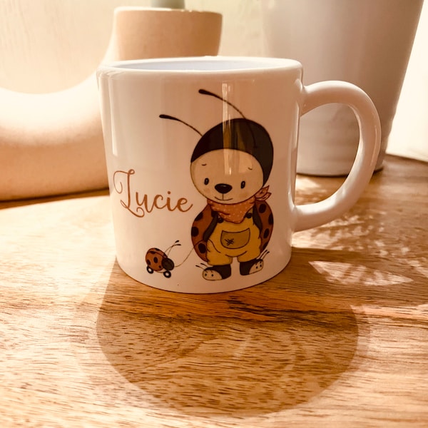 Kunststoff Kindertasse Marienkäfer