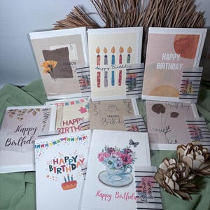 Geburtstagskarte / Karte für Geburtstage / Gruß Karte mit Blumensamen / Personalisierte Geburtstagskarten