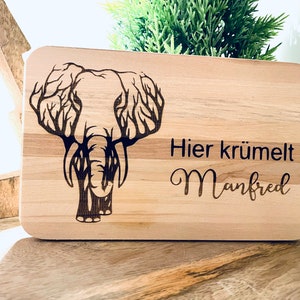 Breakfast board elephant motif / various versions