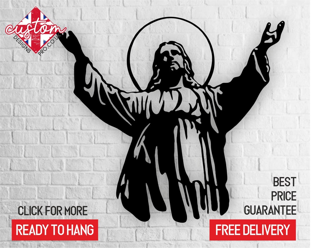 Jesus Christ Christian Wall Décor Christian Metal Wall Art, Christian