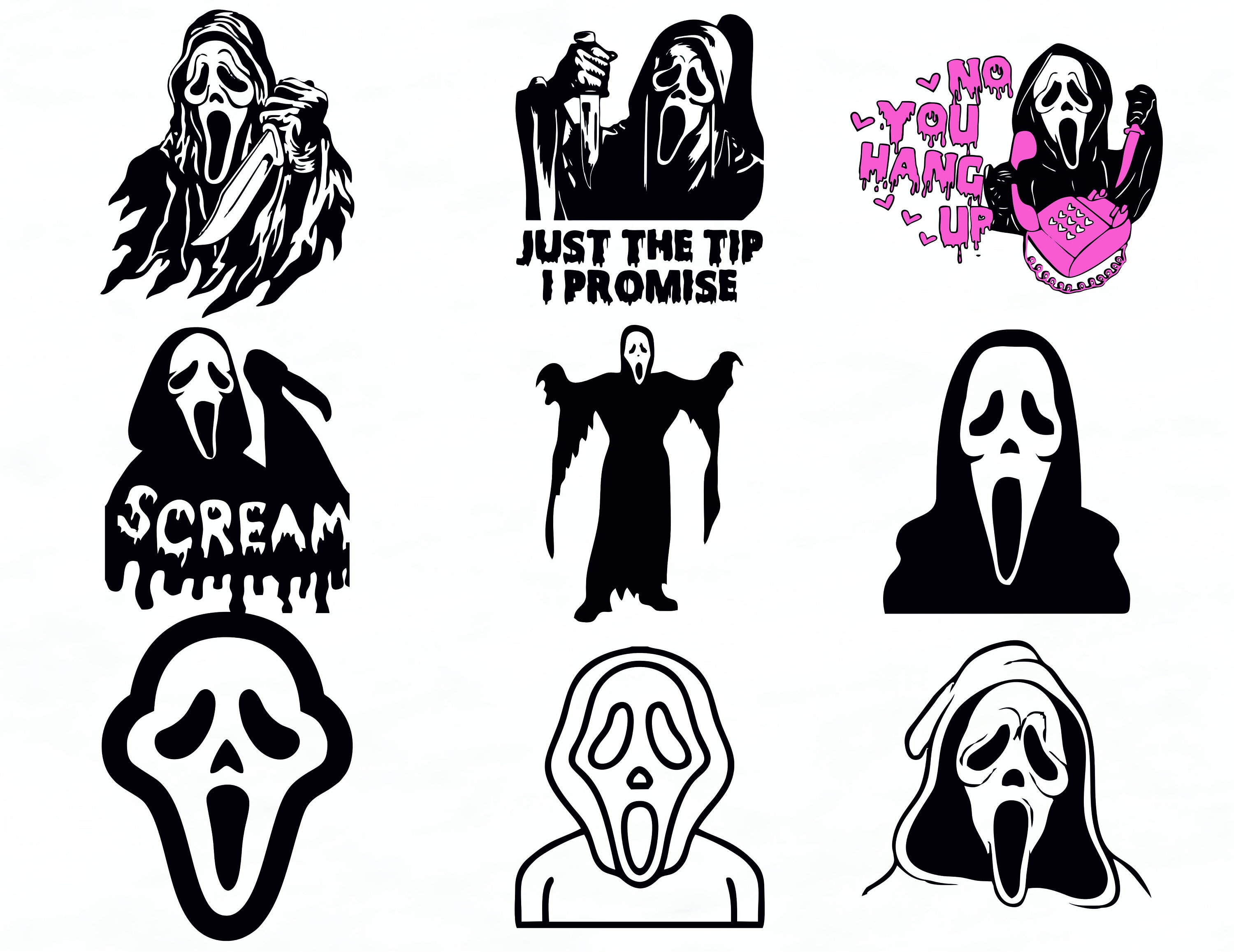 Scream svg Ghost face svg Scream You Hang up SVG Scream ghost - Etsy México