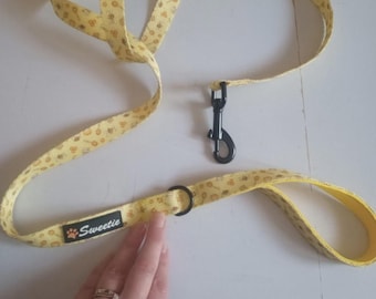 スウィーティー品質のパッド入りナイロン製高級犬用リード、イエローハニービー