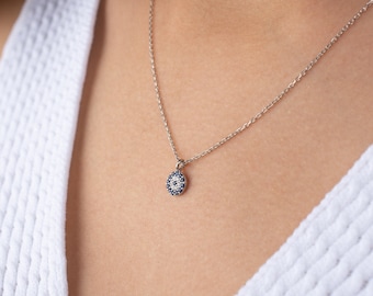 Evil Eye Necklace | Kabbalah Necklace | Protection Necklace | 925 Sterling Silver Evil Eye Necklace | Bridesmaid Jewelry | Gift For Her