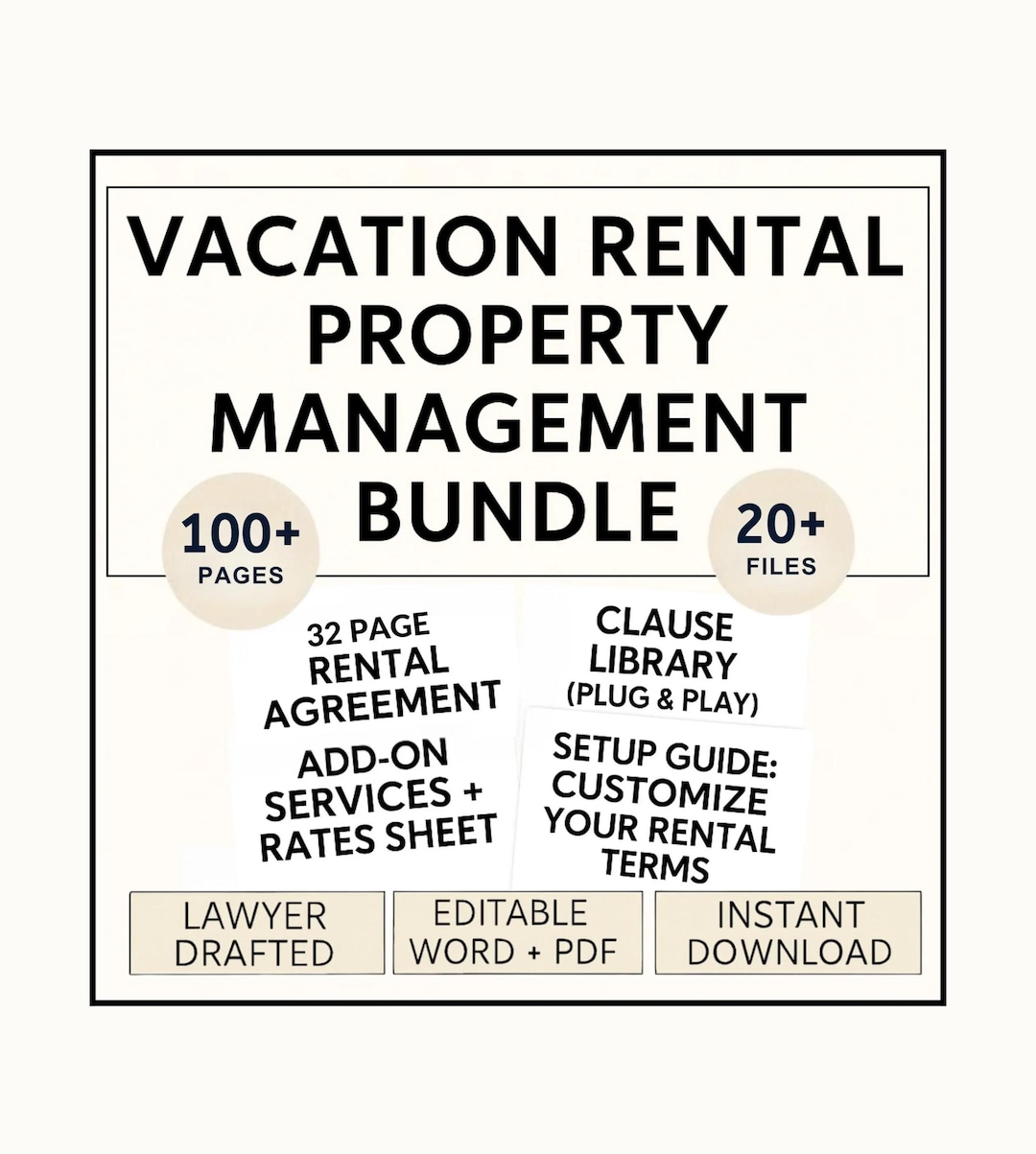 Vacation Rental Property Management Agreement for Airbnb, VRBO, and ...