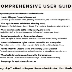 Prenuptial Agreement Template | Editable Marriage & Premarital Contract for Couples (PDF)