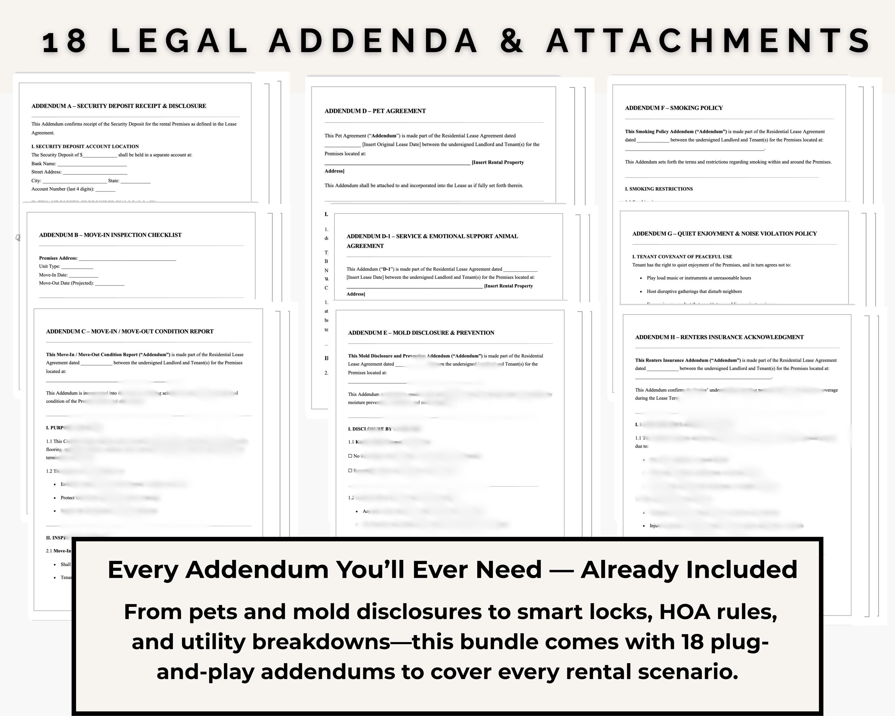 House Rent Contract Example Fixed Term Residential Lease Agreement Template | Editable Month-to-month or Fixed ...