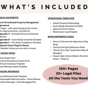 Airbnb Rental Property Management Agreement | VRBO Short Term Rental Co Host Contract | STR Property Manager Agreement I Editable PDF Word