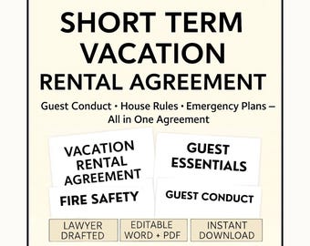 Contrato de Administração de Imóveis para Aluguel de Temporada para Proprietários de Airbnb, VRBO e Locações de Curta Duração
