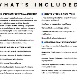 Prenuptial Agreement Template | Editable Marriage & Premarital Contract for Couples (PDF)