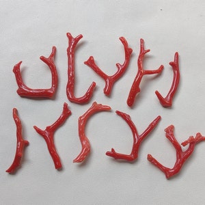 Blood Red Coral Sticks Rough 100% Natural Italian Coral Rough Gemstones Red Coral Stick Coral, Coral Stick Gemstone Natural Coral Stick