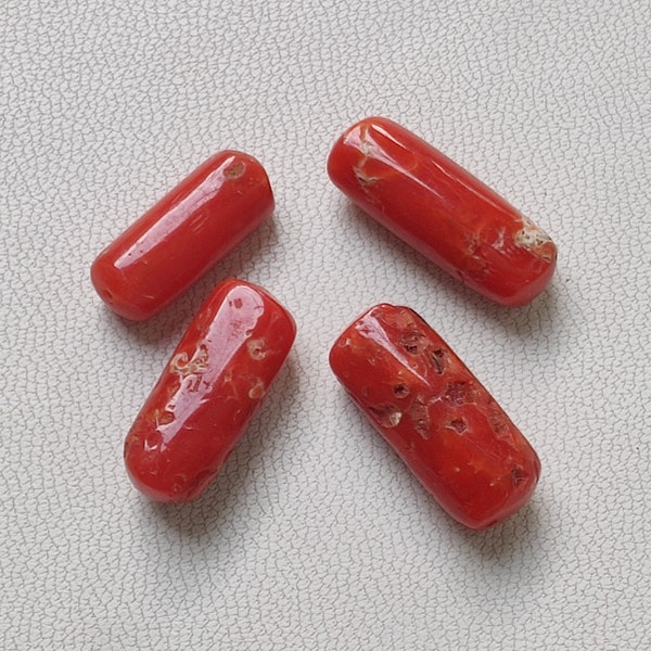 Red Coral AAA+ Quality Natural Italian Red Coral Gemstone. Red Coral Cabochon, Oval Shape Coral For Jewelry Making