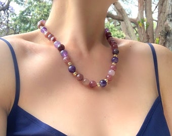 スーパー7アメジストスカル彫刻（3.5ポンド） - Etsy 日本