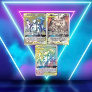 Arceus Dialga Palkia GX / Cosmic Eclipse / 220/236 - 221/236 - 258/236 / 2019 / PROXY TCG card(s)