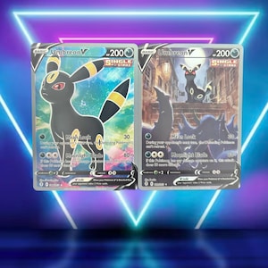 Evolving Skies 3/8 / Umbreon V 188/203, Umbreon 189/203 / 2021 / PROXY TCG card(s)