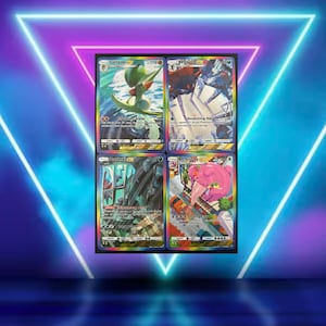 Cartas de bolsillo de Pokémon TCG: Space-Time Smackdown 8/9 / Gallade 200, Weavile 201, Darkrai 202, Lickilicky ex 203/155 / A2 / 2024 / PROXY