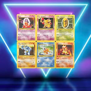 Base Set 6/17 / Jynx, Kadabra, Kakuna, Machoke, Magikarp, Magmar / First Edition (1st) / 1999 / PROXY TCG card(s)