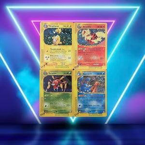 Aquapolis Set 1/12 / Ampharos H1/H32, Arcanine H2/H32, Ariados H3/H32, Azumarill H4/H32 / 2002 / PROXY TCG-kaart(en)