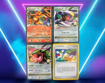 Diamond & Pearl Promos 12/14 / Charizard X DP45, Garchomp DP46, Rayquaza DP47, Tropical Wind DP48 / 2007-2010 / PROXY TCG card(s)